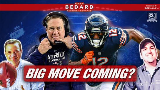 .@betonline_ag Podcast: Are quiet Patriots ready to pounce in free agency? taken at BSJ Headquarters (Patriots)